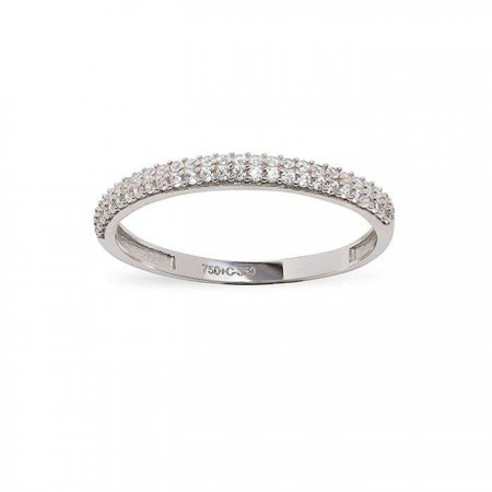 ANILLO EN ORO BLANCO DE 18 QUILATES