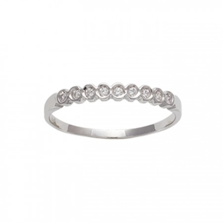 ANILLO EN ORO BLANCO DE 18 QUILATES