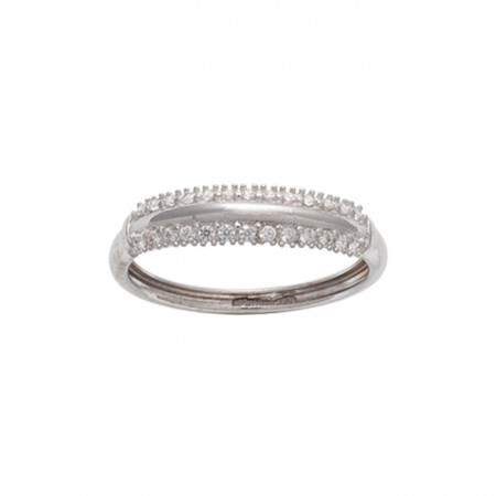 ANILLO EN ORO BLANCO DE 18 QUILATES