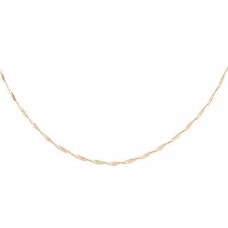 CADENA EN ORO DE 18 QUILATES SINGAPUR 50 CM