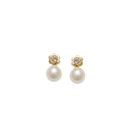 PENDIENTES INFANTILES EN ORO DE 18 QUILATES