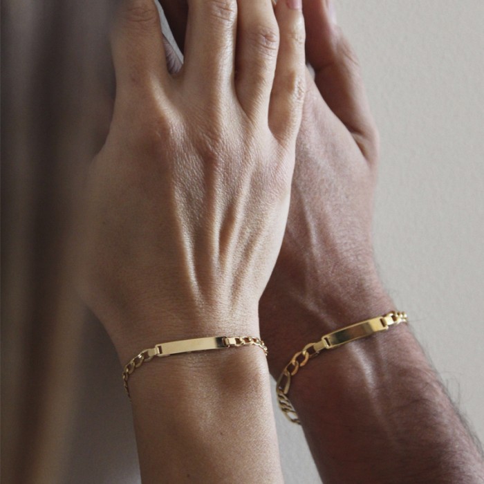 ESCLAVA EN ORO DE 9 QUILATES