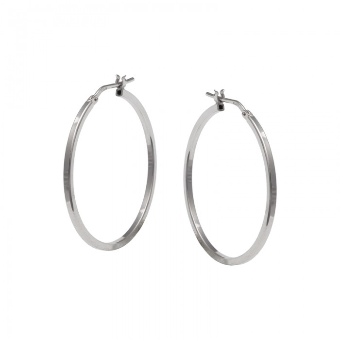 PENDIENTES TIPO ARO EN PLATA DE 1ª LEY