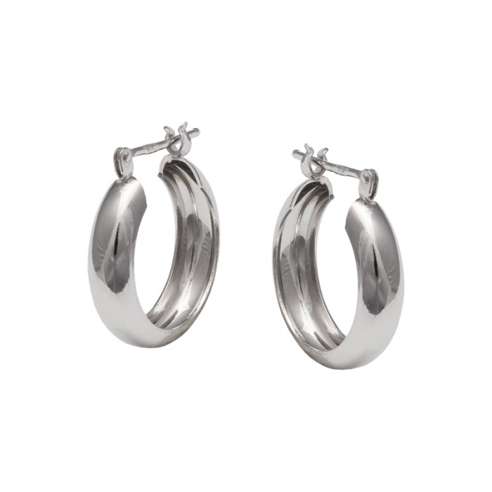 PENDIENTES TIPO ARO EN PLATA DE 1ª LEY