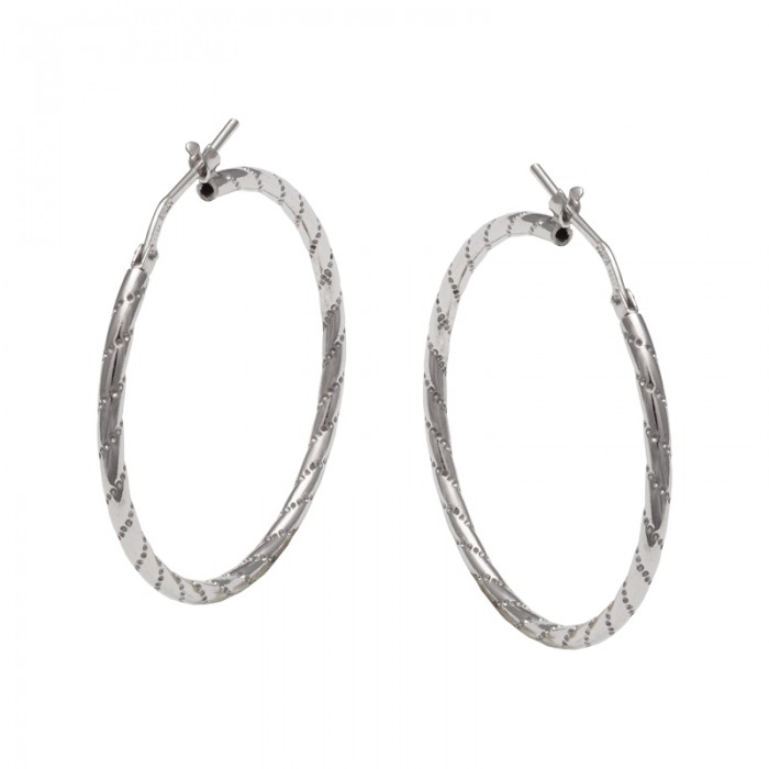 PENDIENTES TIPO ARO EN PLATA DE 1ª LEY