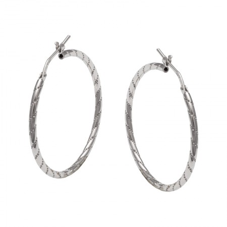 PENDIENTES TIPO ARO EN PLATA DE 1ª LEY