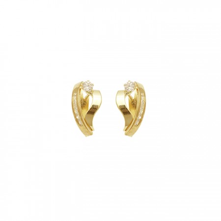 PENDIENTES EN ORO DE 18 QUILATES