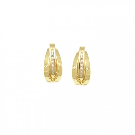 PENDIENTES EN ORO DE 18 QUILATES