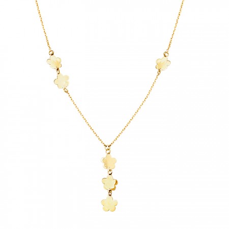 GARGANTILLA EN ORO FLORES