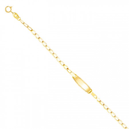 ESCLAVA INFANTIL DE 18 QUILATES