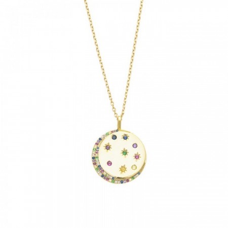 GARGANTILLA CIRCULO EN PLATA CHAPADA DE 1ª LEY GARGANTILLA CIRCULO EN PLATA CHAPADA DE 1ª LEY