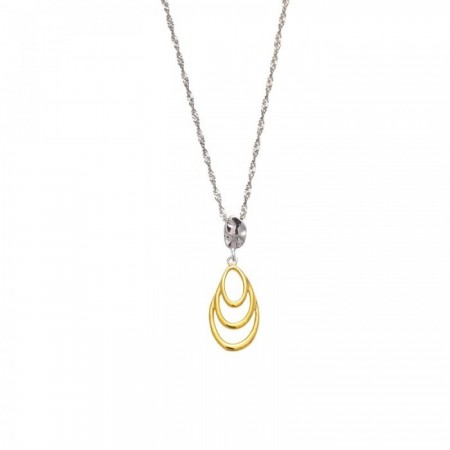 GARGANTILLA EN PLATA BICOLOR DE 1ª LEY