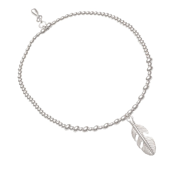 PULSERA EN PLATA PLUMA