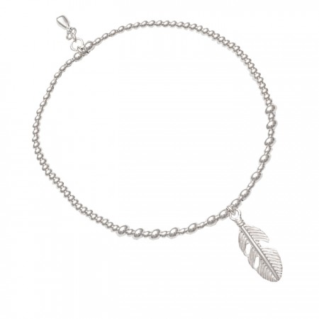PULSERA EN PLATA PLUMA