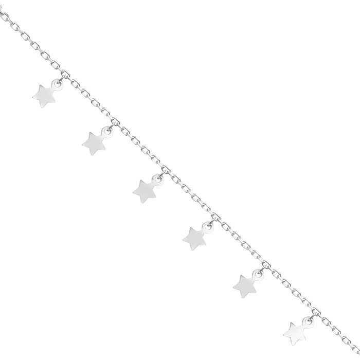 PULSERA EN PLATA ESTRELLAS