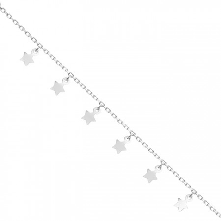 PULSERA EN PLATA ESTRELLAS