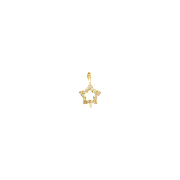 PENDIENTE EN ORO DE ESTRELLA