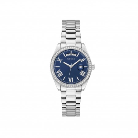 RELOJ GUESS CON DATARIO Y CRISTALES AZUL RELOJ GUESS CON DATARIO Y CRISTALES AZUL