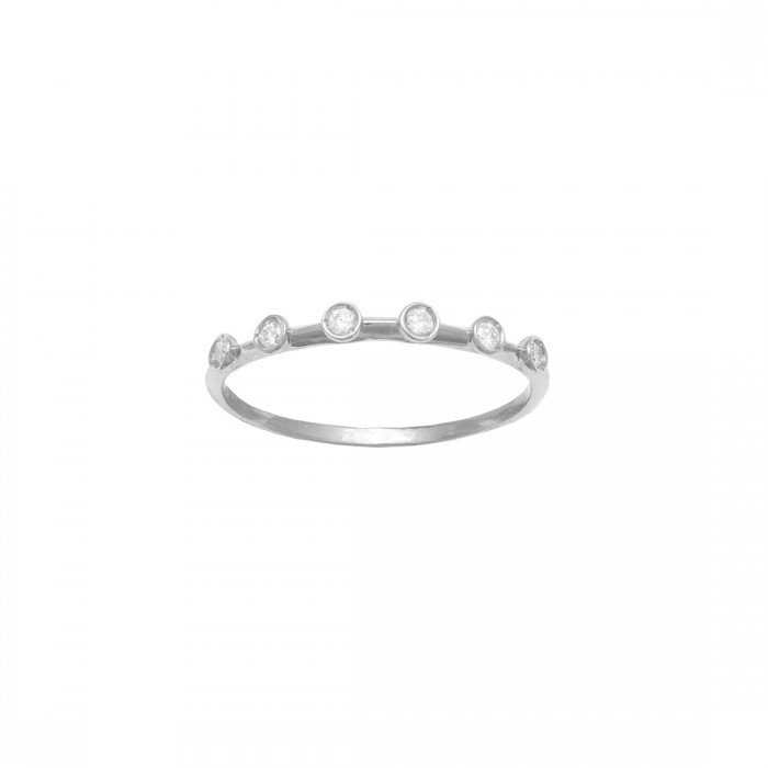 ANILLO EN ORO CON 6 DIAMANTES