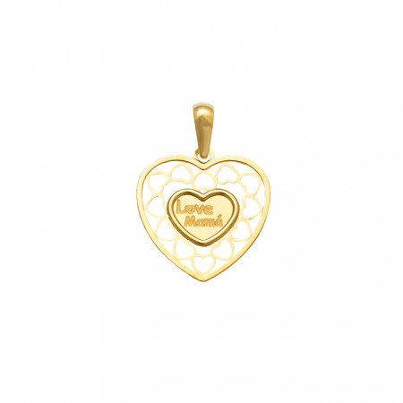 COLGANTE EN ORO LOVE MAMÁ