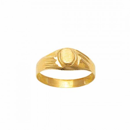 ANILLO EN ORO TIPO SELLO BEBE