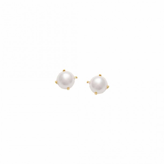 PENDIENTES  INFANTILES EN ORO DE PERLAS