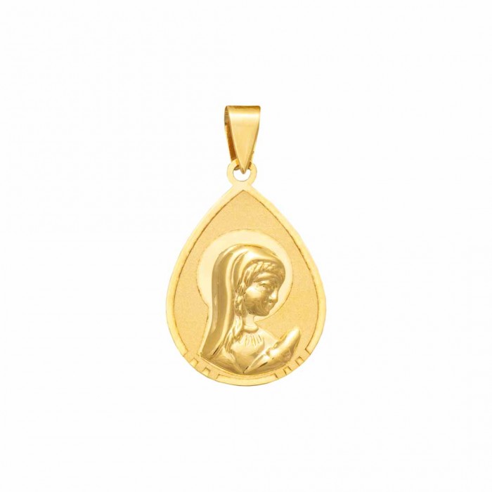 MEDALLA EN ORO VIRGEN DE NIÑA