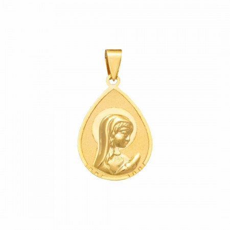 MEDALLA EN ORO VIRGEN DE NIÑA