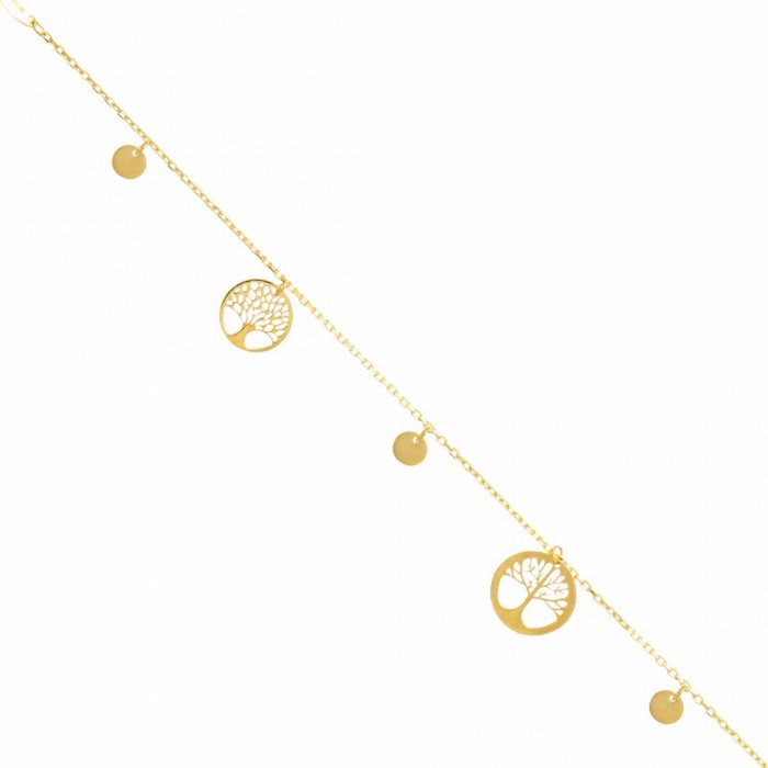 PULSERA ÁRBOLES DE LA VIDA COLGANTES
