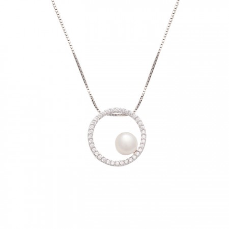 GARGANTILLA CIRCULAR Y PERLA