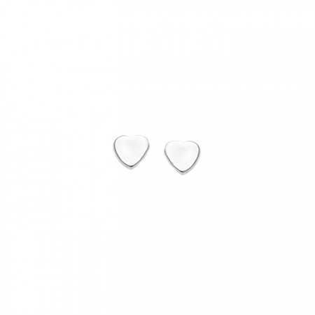 PENDIENTES EN PLATA DE CORAZÓN