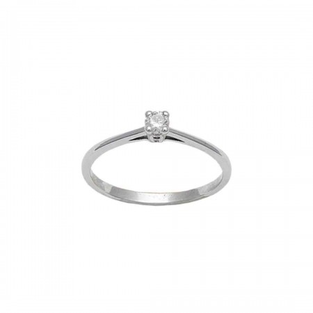 ANILLO TIPO SOLITARIO CON DIAMANTE