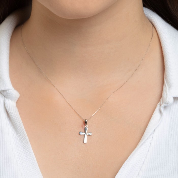 GARGANTILLA CRUZ DE DIAMANTES