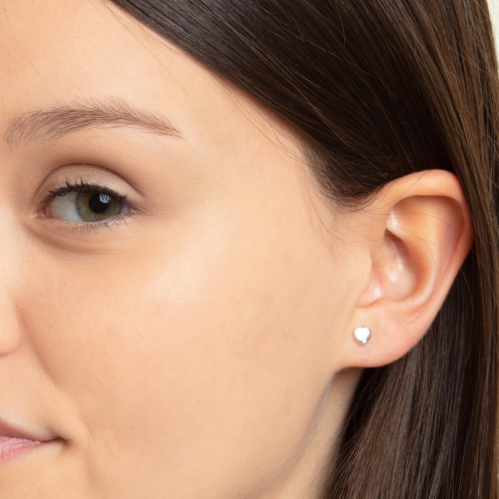 PENDIENTES EN ORO BLANCO Y DIAMANTES