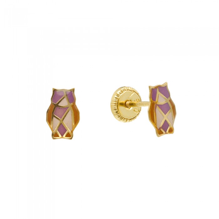 PENDIENTES EN ORO DE 18 QUILATES