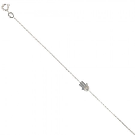 PULSERA PLATA MANO DE FÁTIMA