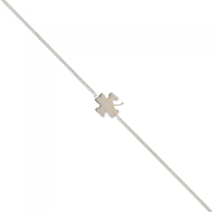 PULSERA EN PLATA TRÉBOL