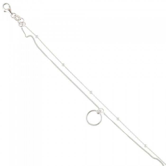 PULSERA EN PLATA DOBLE 2