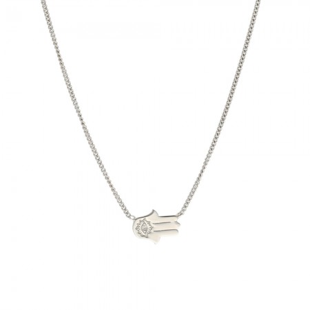 GARGANTILLA PLATA MANO DE FÁTIMA