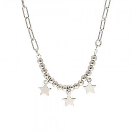 GARGANTILLA PLATA 3 ESTRELLAS