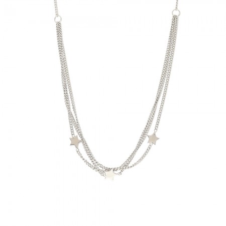 GARGANTILLA PLATA ESTRELLAS