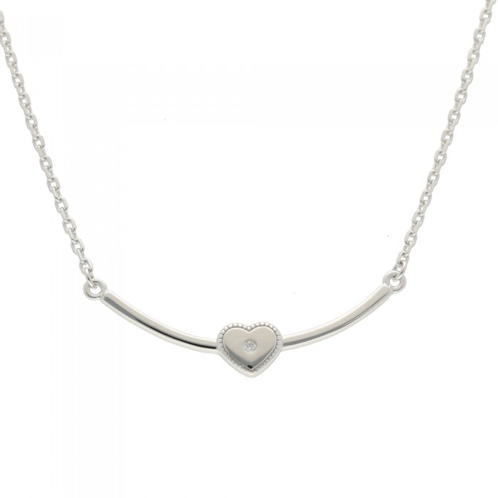 GARGANTILLA PLATA FORMA CORAZÓN