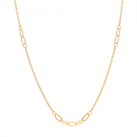 GARGANTILLA EN ORO MALLA