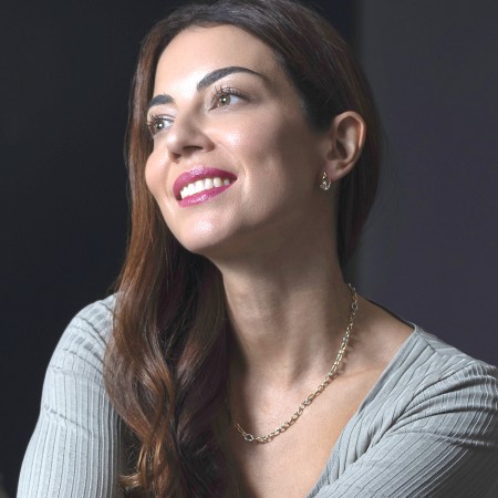 GARGANTILLA EN ORO BICOLOR AROS