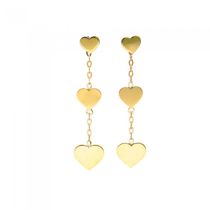 PENDIENTES CORAZONES LARGOS