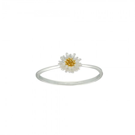 ANILLO EN PLATA CON FLOR MINI