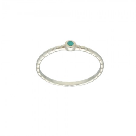 ANILLO EN PLATA PIEDRA COLOR TURQUESA