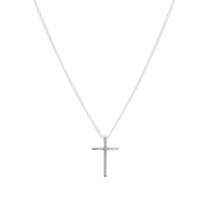 GARGANTILLA EN PLATA CRUZ