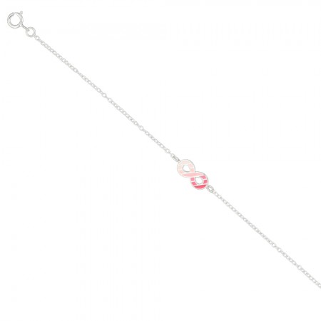 PULSERA INFANTIL EN PLATA INFINITO