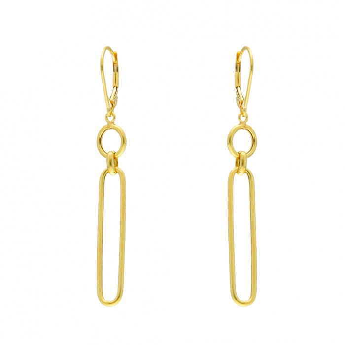 PENDIENTES EN ORO LARGOS